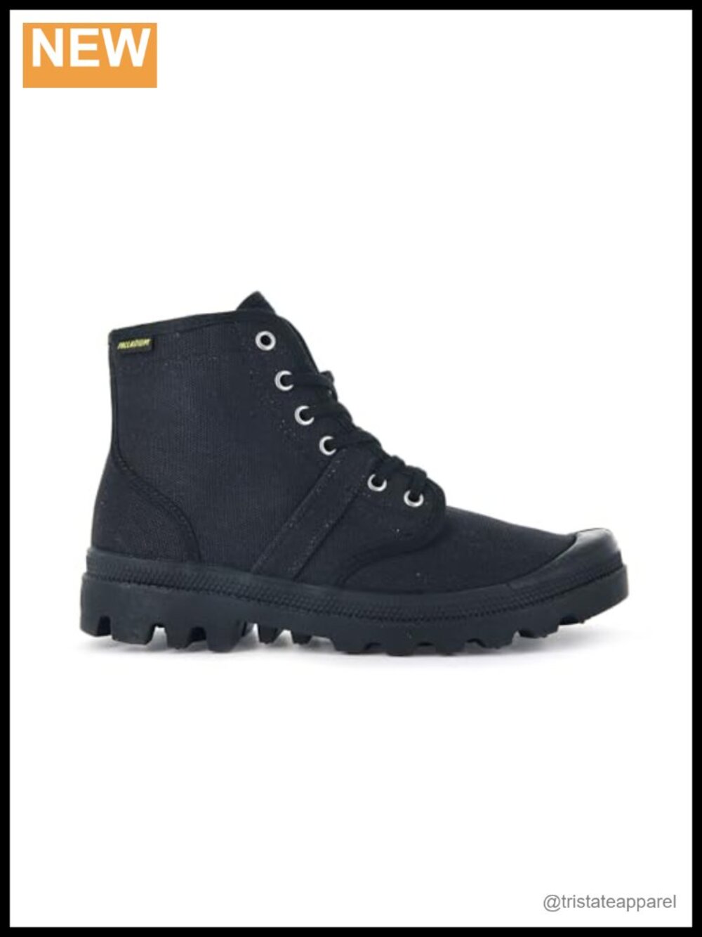 Pallabrousse Boot Canvas Vegan Combat Boot Lightweight